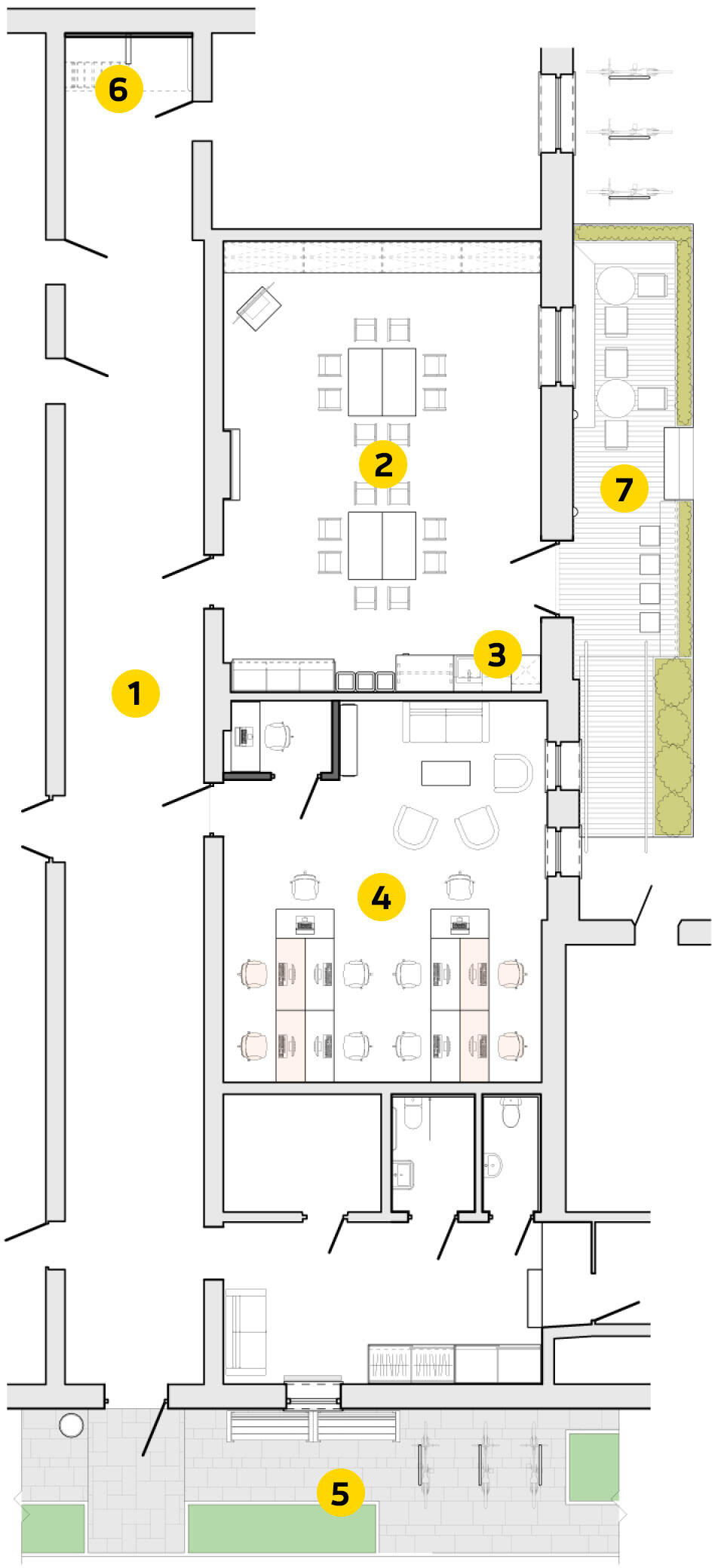 Navkolo space plan Navkolo space plan photo